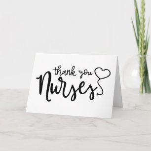 Danke, Nurses Extravagantes Skript Karte