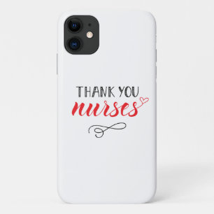 Danke Nurses Fun Schriftart Case-Mate iPhone Hülle