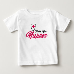 Danke Nurses Rosa Baby T-shirt
