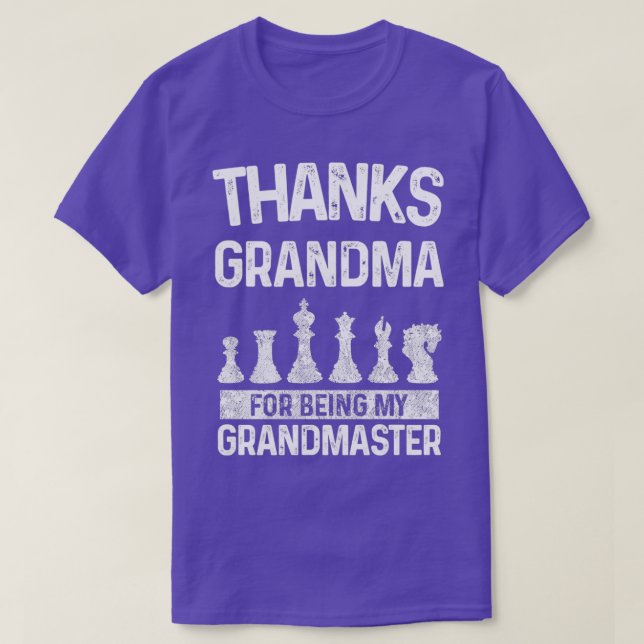 Danke, Oma, mein Großmeister zu sein T-Shirt (Design vorne)