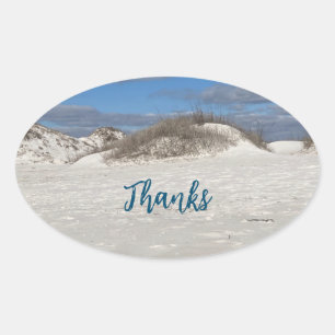 Danke Oval Sticker