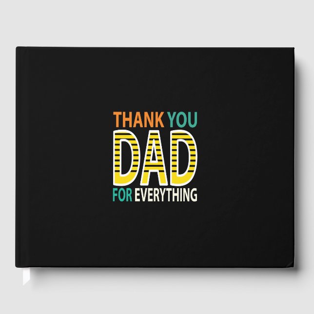 Danke Papa für alles Gästebuch (Vorderseite)