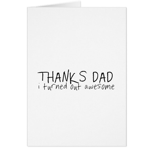 Danke Papa... Vatertagsgeschenk (Vorne)