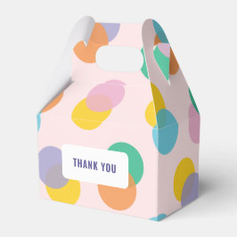 Danke Pastel Confetti Geschenkschachtel