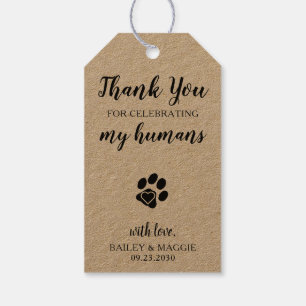 Danke Pet Biscuit Bar Hund Leckerei Gastgeschenk H Geschenkanhänger