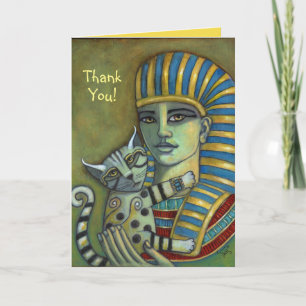Danke! Pharao-und Katzen-Karte Karte