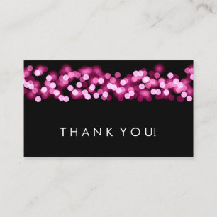 Danke, Pink Hollywood Glam einfügen Begleitkarte