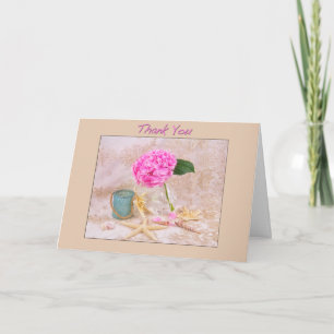 Danke Pink Hydrangea mit Muscheln