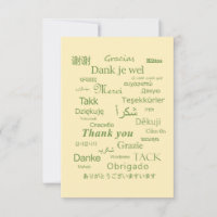 "Danke" Polyglot Typografie Grün Eier Weiß