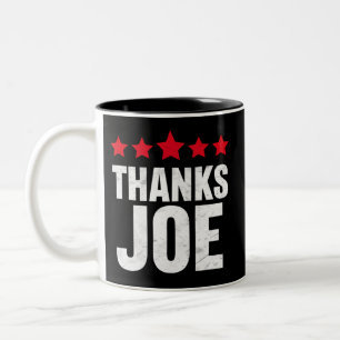 Danke Präsident Joe Biden Danke Joe Zweifarbige Tasse