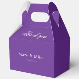 Danke Purple Gable-Geschenkbox für jeden Anlass Geschenkschachtel