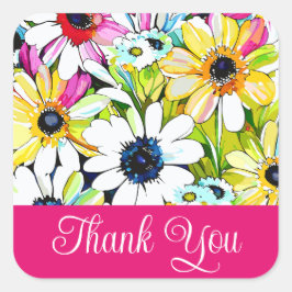 Danke, Rose Aufkleber