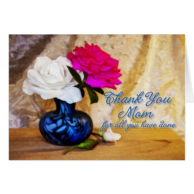 Danke, Rose für eine Mutter (Vorderseite (Horizontal))
