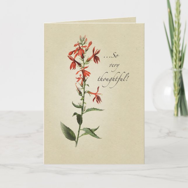 Danke Rote Wildblume, Religiöse (Vorderseite)