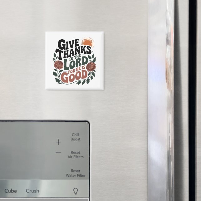 Danke sagen - Christlich Magnet (In Situ (Kühlschrank))