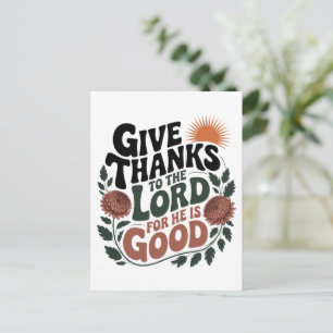 Danke sagen - Christlich Postkarte
