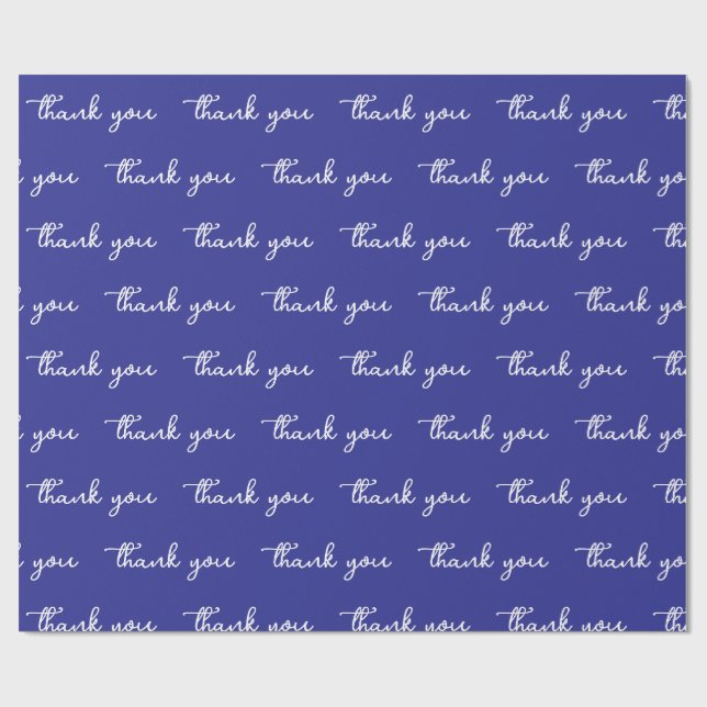  DANKE SCHICK EINFACH MODERN PERSONALISIERT  GESCHENKPAPIER (Flach)
