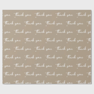 DANKE SCHICK EINFACH MODERN PERSONALISIERT GESCHENKPAPIER