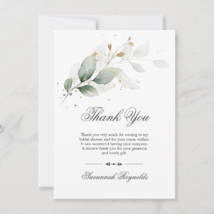 DANKE SCHÖN Brause Shower Grün Botanisch Gold