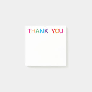 Danke Schön Bunt 3 x 3 Post-it Klebezettel