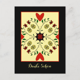 Danke schön Postcard Postkarte