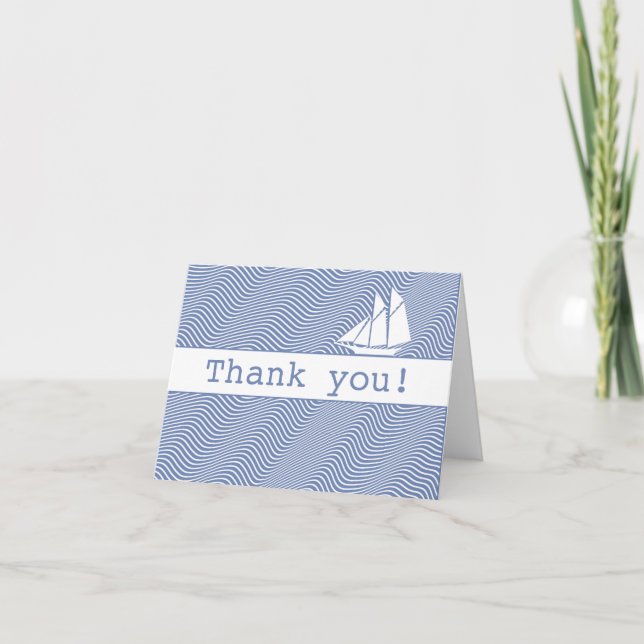 Danke - Schooner auf Quirky Blue Waves (Vorderseite)
