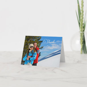 Danke Script Foto - Postkarte