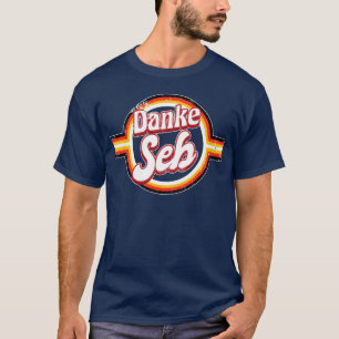 Danke Seb F1 Autorennen Liebhaber Geschenke Deutsc T-Shirt