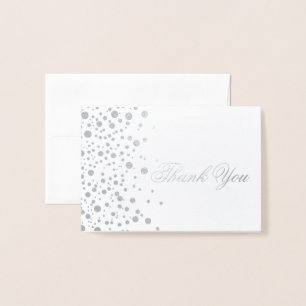 Danke, Silver Foil Dots Folienkarte