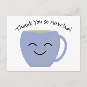 Danke, So Matcha Postkarte