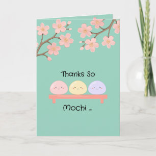 Danke So Mochi Grußkarte Karte