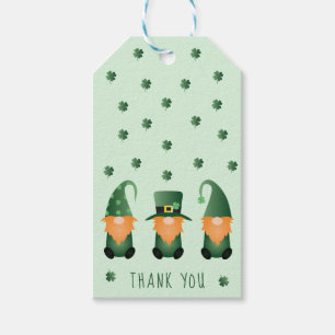 Danke St Patricks Day Gnome Geschenkanhänger