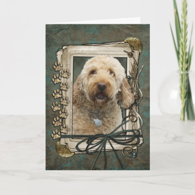 Danke - Steintatzen - GoldenDoodle (Vorderseite)