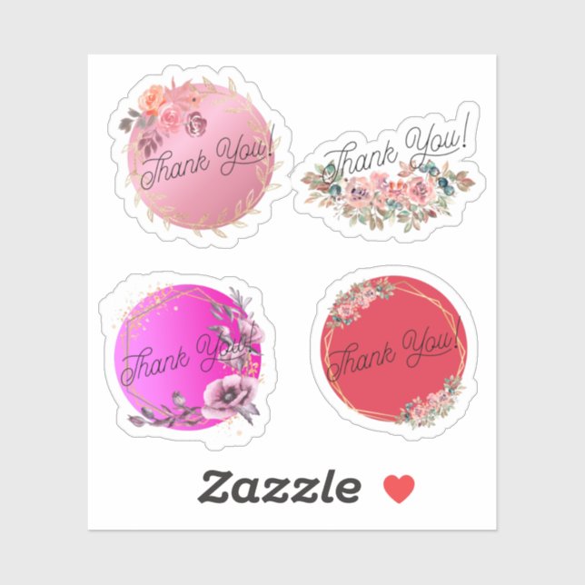 Danke, Sticker (Blatt)