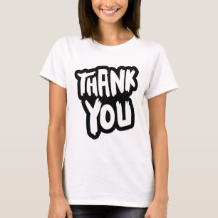 Danke T-Shirt – Einfaches & Freundliches Grafik T-