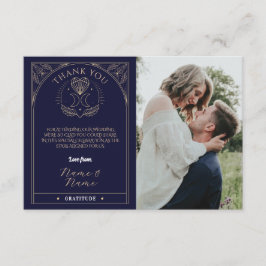 Danke Tarot Moon Crystals Hearts Wedding Cards Begleitkarte