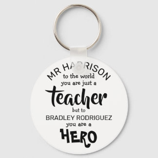 Danke, Teacher Quoted Schlüsselanhänger