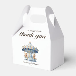 Danke Teddy Bear Twin Boys Baby Dusche Geschenkschachtel