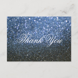 Danke, tolles Nite zu kardieren - blauen Lit Dankeskarte