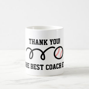 Danke Trainer   Baseball-Kaffeetasse Kaffeetasse
