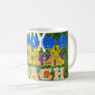 Danke Trainer Bunte Text Sportteam Gras Kaffeetasse