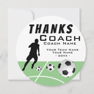 Danke Trainer Fußballspieler