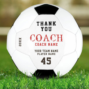 Danke Trainer Name Team Nummer Fußball