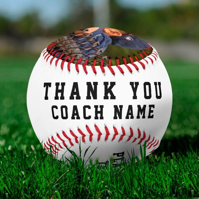 Danke Trainer Team Name Nummer Foto Baseball (Von Creator hochgeladen)