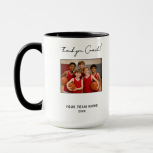 Danke Trainer Teamname Foto Unterschrift Tasse