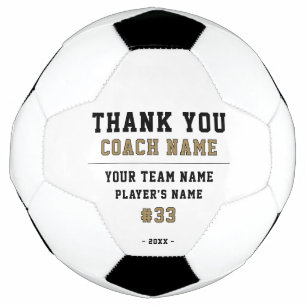 Danke Trainer Teamname Nummer Fußball