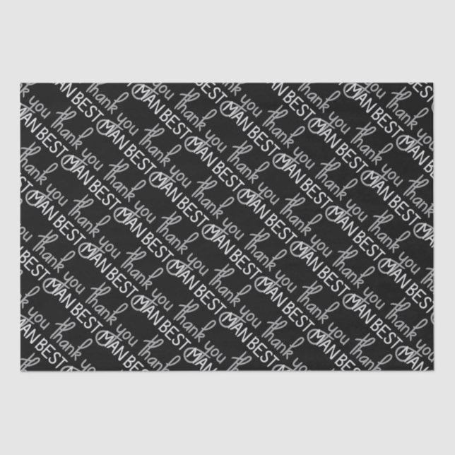 Danke Trauzeuge Seidenpapier (Vorderseite)