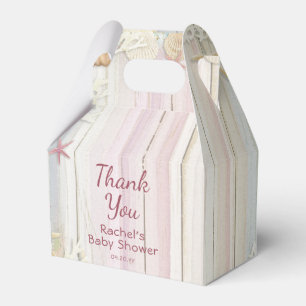 Danke Tropical Beach Seashell Baby Dusche Geschenkschachtel