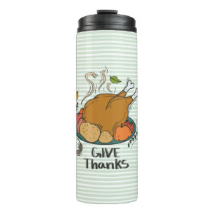 "Danke" Türkei und Ernte Obst Thermosbecher