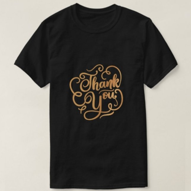 Danke Typografie Black Men's Tshirts (Von Creator hochgeladen)